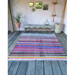 Tapis haik coloré